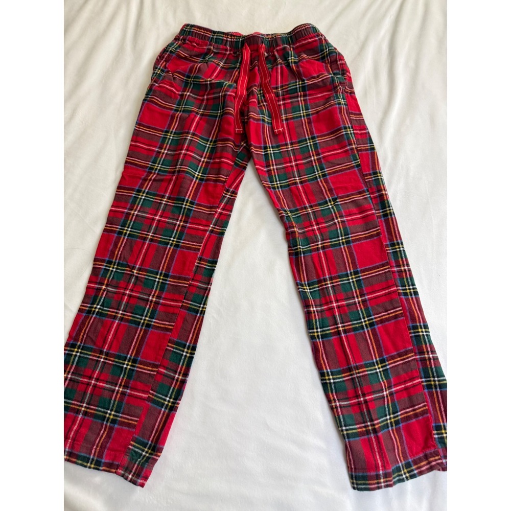 Old Navy Womens Red Plaid Flannel Pajama Pants Holiday Match The Fam Small